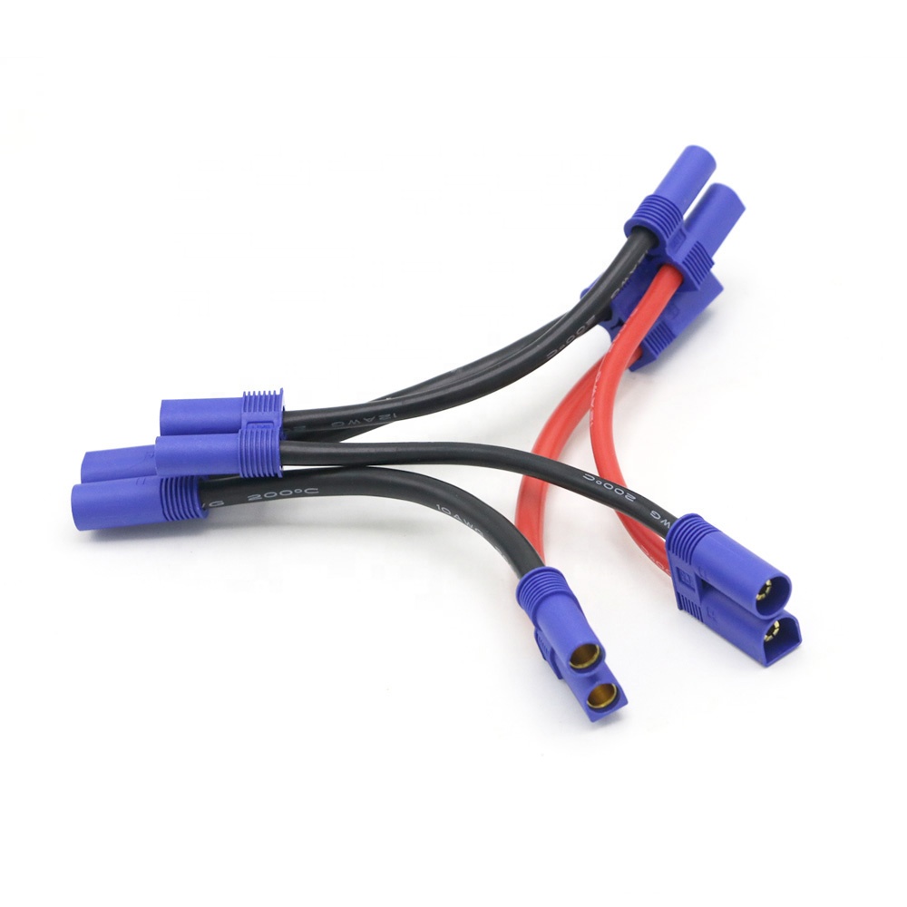 Drone Battery Connector - 10PCS EC5 Series 12AWG 100mm Serial