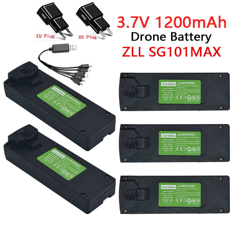 Drone Battery Li-Ion - Equipped with Charger Accessories, Battery 3.7V