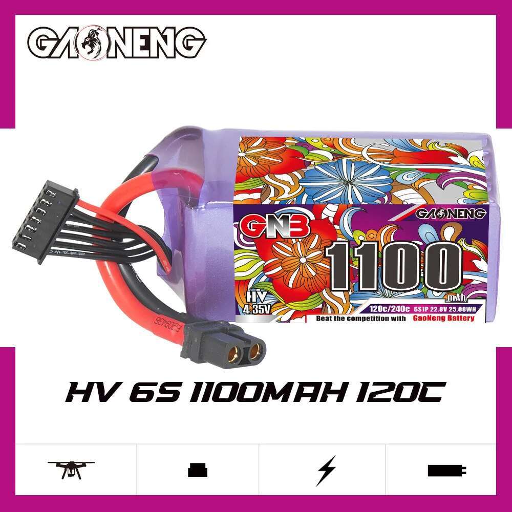 2Pcs GNB 6S Lipo Battery 22.8V - Drone Battery Plate ulasan dan harga