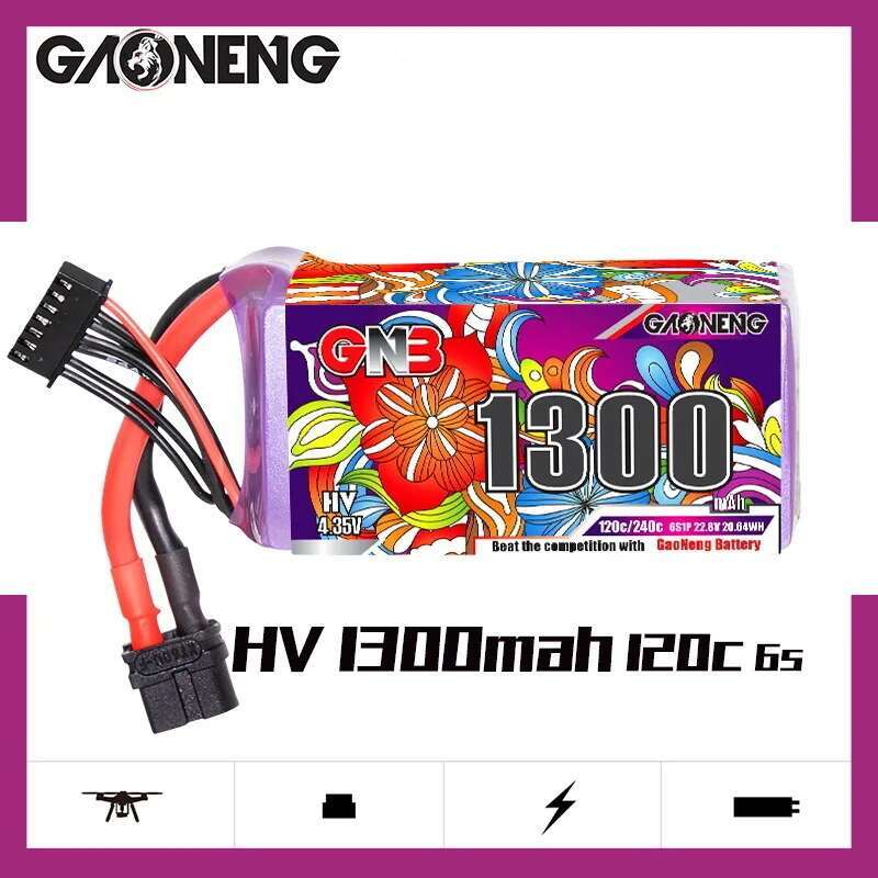 2Pcs GNB 6S Lipo Battery 22.8V - Drone Battery Plate ulasan dan harga