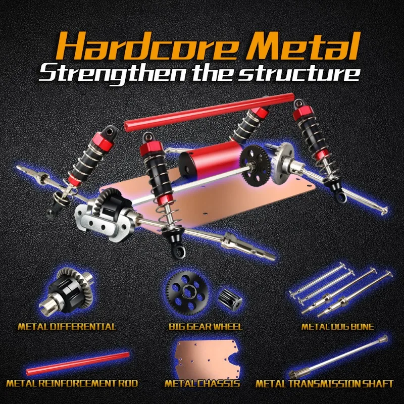 100km/h High-speed 4WD Rc Cars - Drone Battery Alarm ulasan dan harga