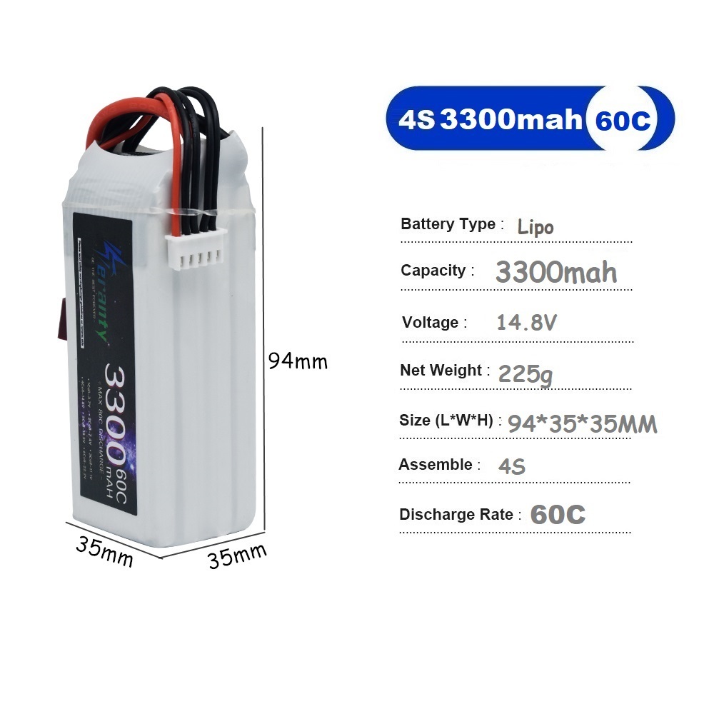 LiPo Rechargeable Battery 4S 3 - Drone Battery Connector ulasan dan harga