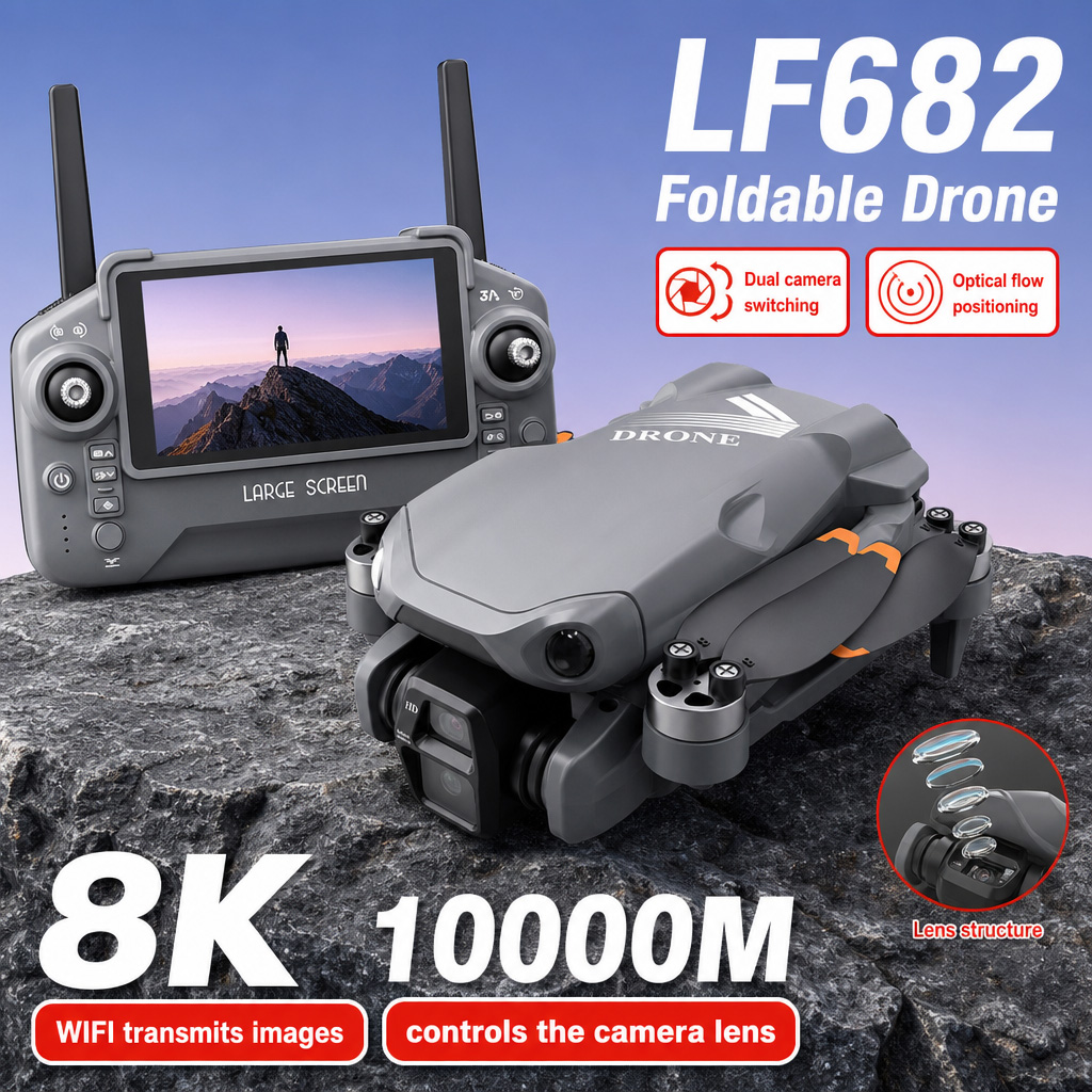 Aerial Photo LF682 Drone 8K HD - Drone Battery Case ulasan dan harga