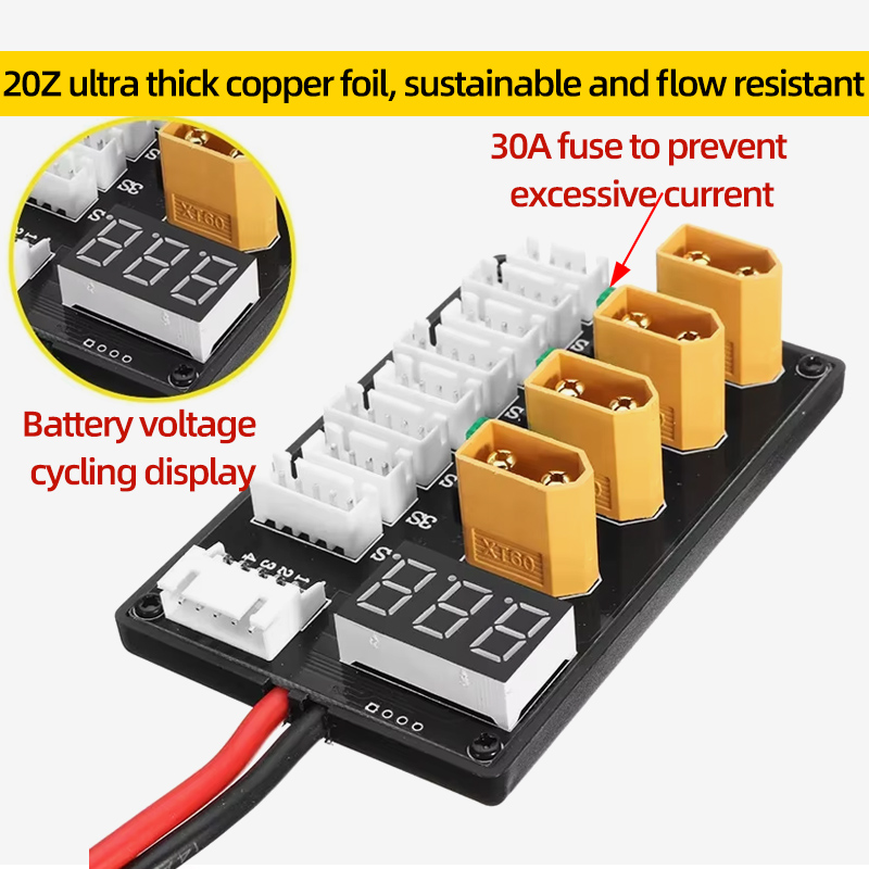XT30 XT60 Lipo Battery Paralle - Drone Battery Parallel Board ulasan dan harga