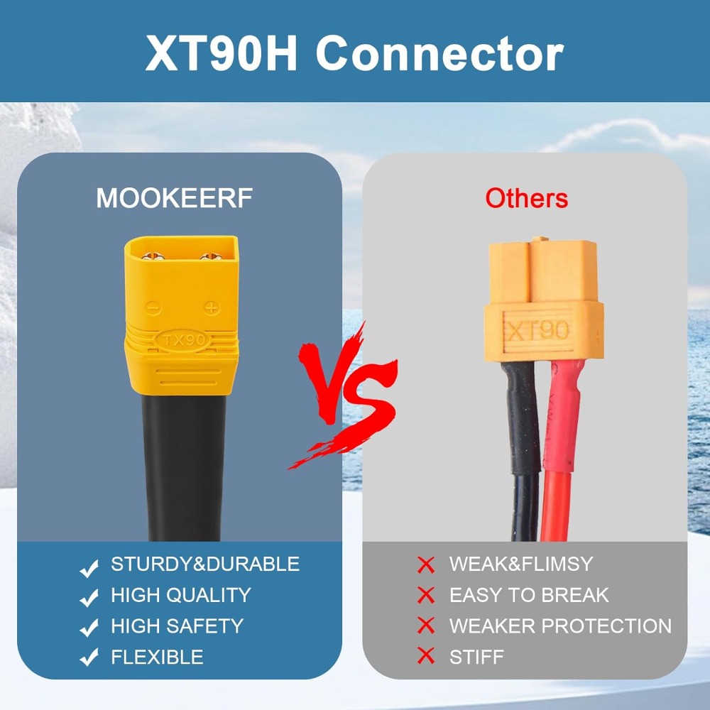 XT90 to O Ring Terminal Cable  - Drone Battery Connector ulasan dan harga