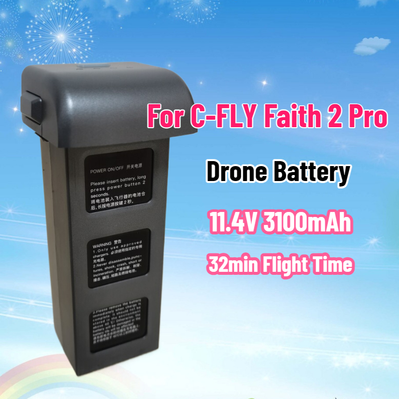 11.4V 3100mAh Battery for C-FL - Drone Battery Li-Ion ulasan dan harga