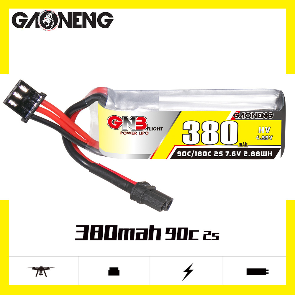 GNB 2S 7.6V 380mAh 90C/180C Li - Drone Battery Plate ulasan dan harga