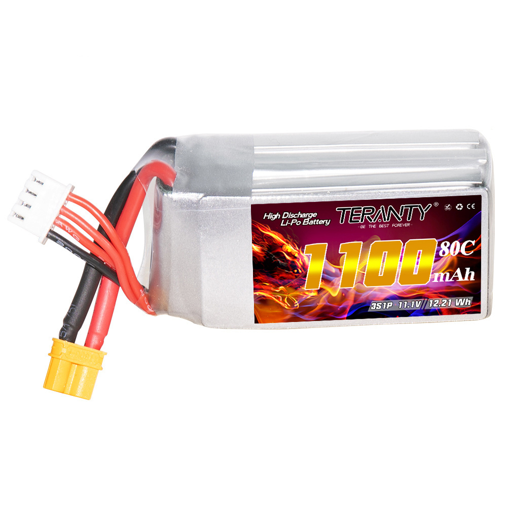 TERANTY 3S 11.1V 1100mAh 80C/1 - Drone Battery 3S ulasan dan harga