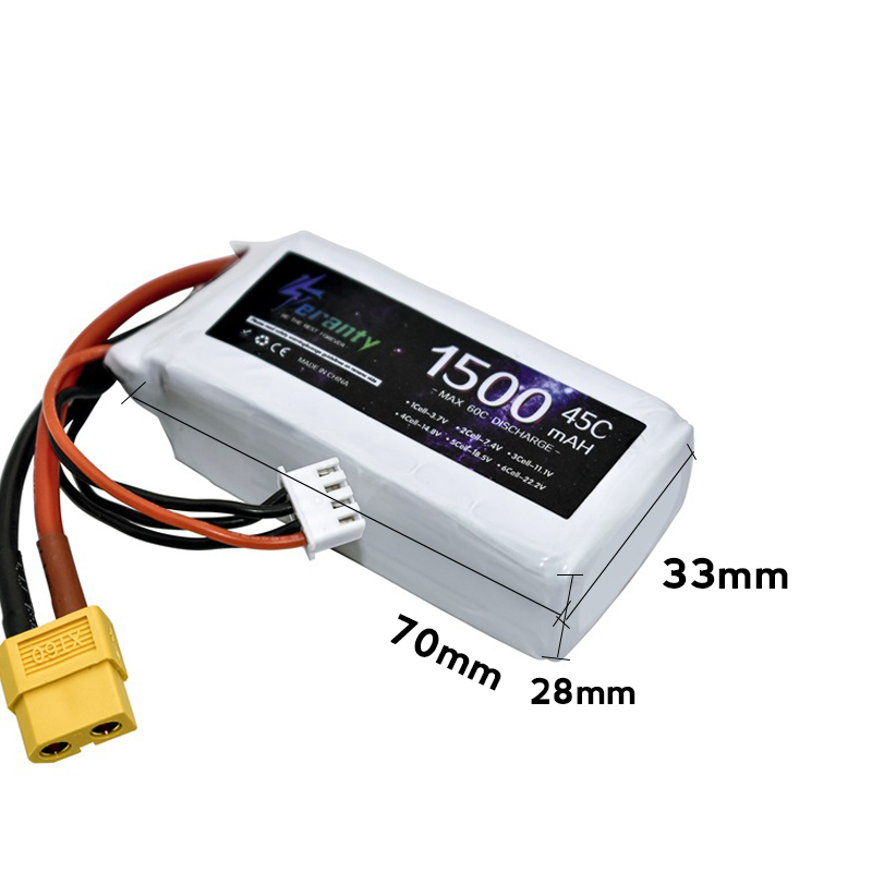 TERANTY 3s 45C 11.1V 1500mah L - Drone Battery 3S ulasan dan harga