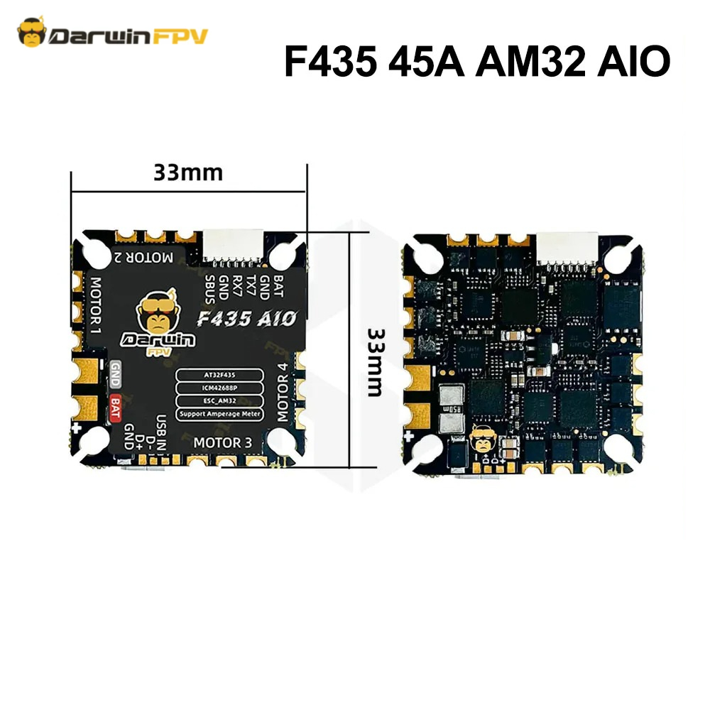 DarwinFPV F435 45A AM32 AIO 3- - Drone Battery 6S ulasan dan harga