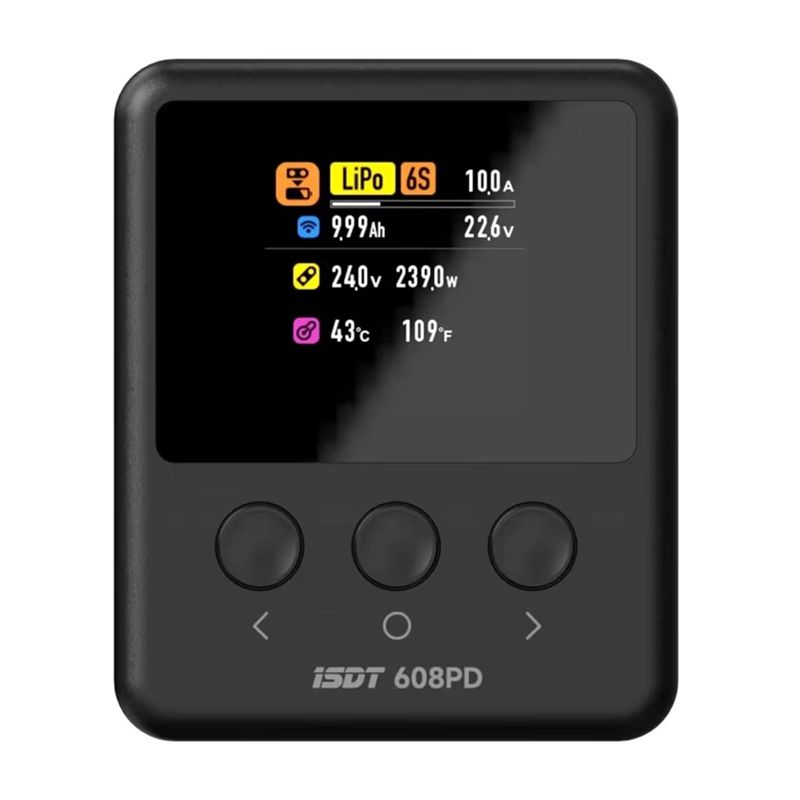ISDT 608PD DC 240W/10A USB C 1 - Drone Battery Smart ulasan dan harga