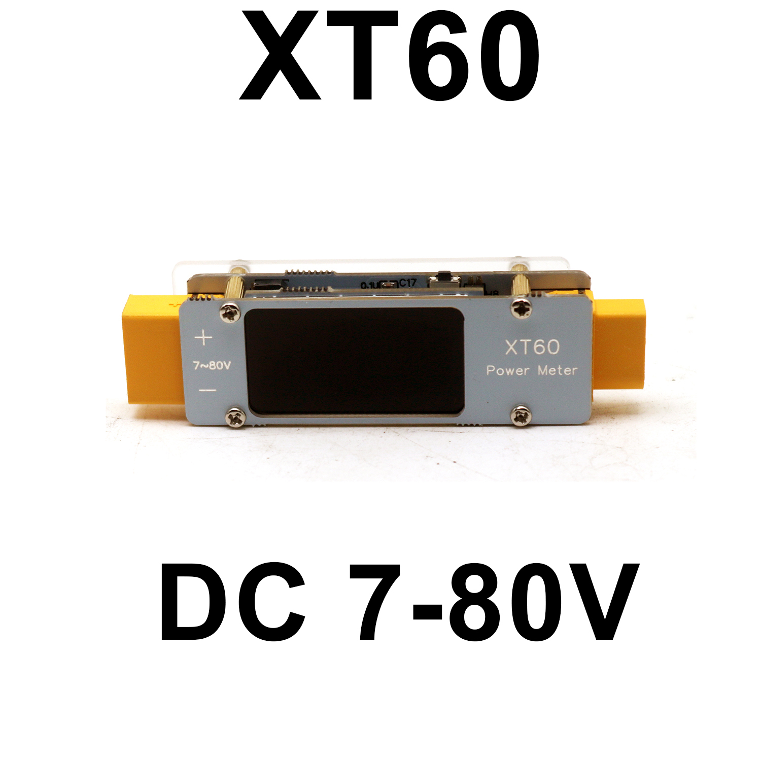 64A DC XT60 Power Meter Bidire - Drone Battery Voltage Checker ulasan dan harga