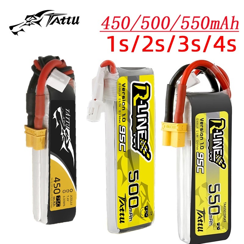 3Pcs NEW TATTU 450/500/550mAh  - Drone Battery 3S ulasan dan harga