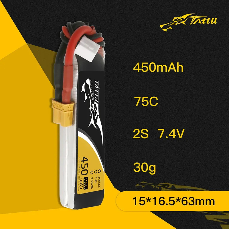 3Pcs NEW TATTU 450/500/550mAh  - Drone Battery 3S ulasan dan harga